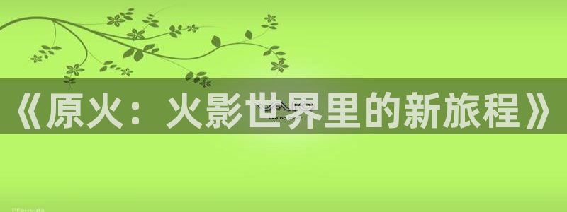 花花影院第七：《原火：火影世界里的新旅程》